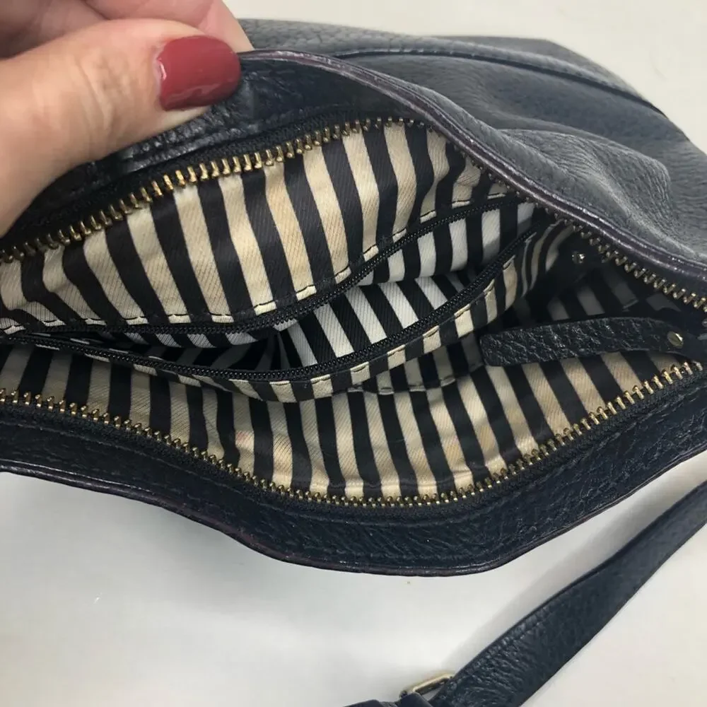 kate spade new york Leather Southport Avenue Cora Crossbody Black Leather